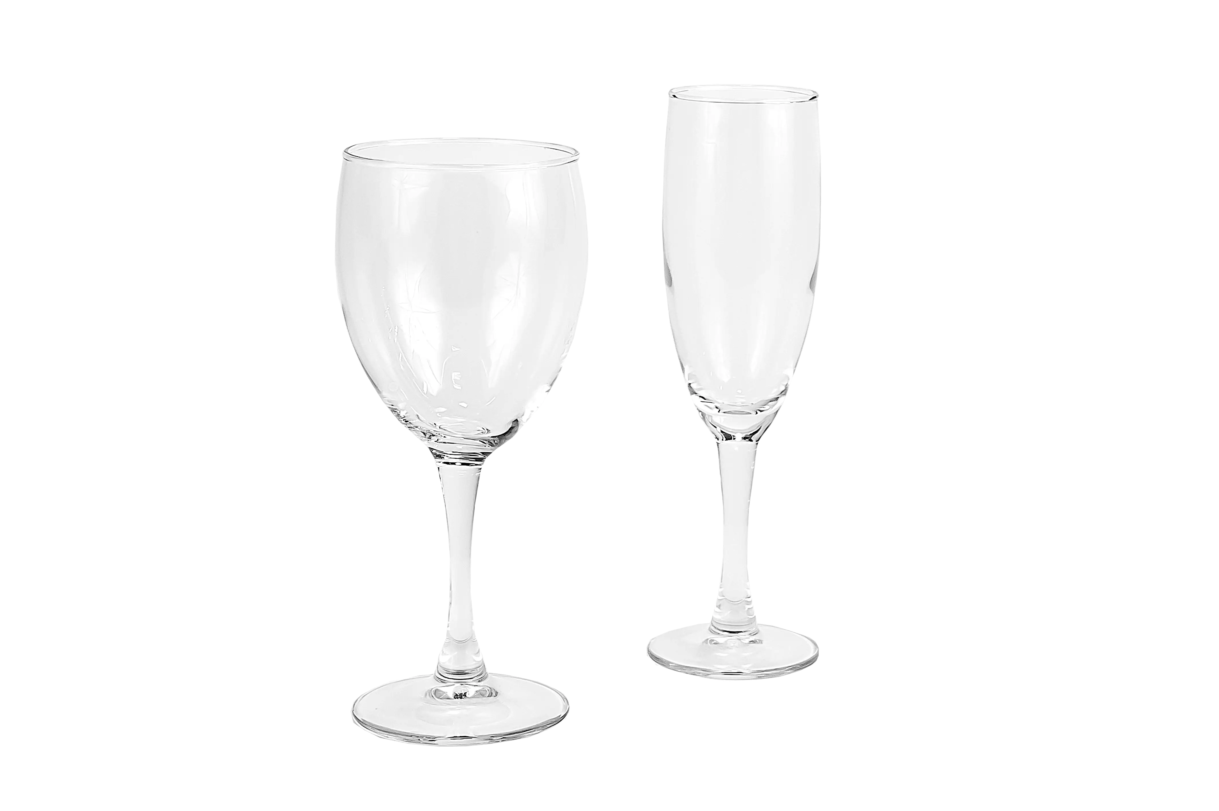 Wine and Champagne Glassware Set