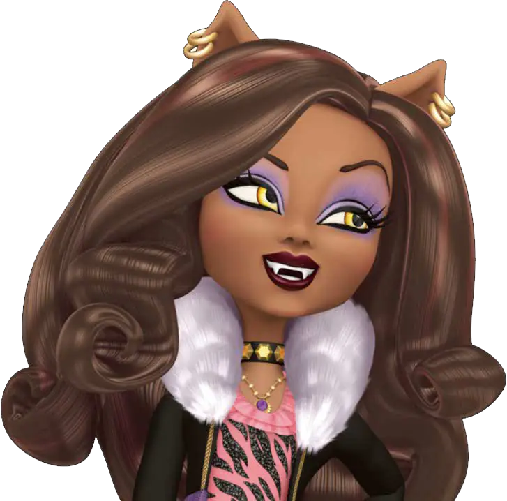 Animated Character with Brown Hair
