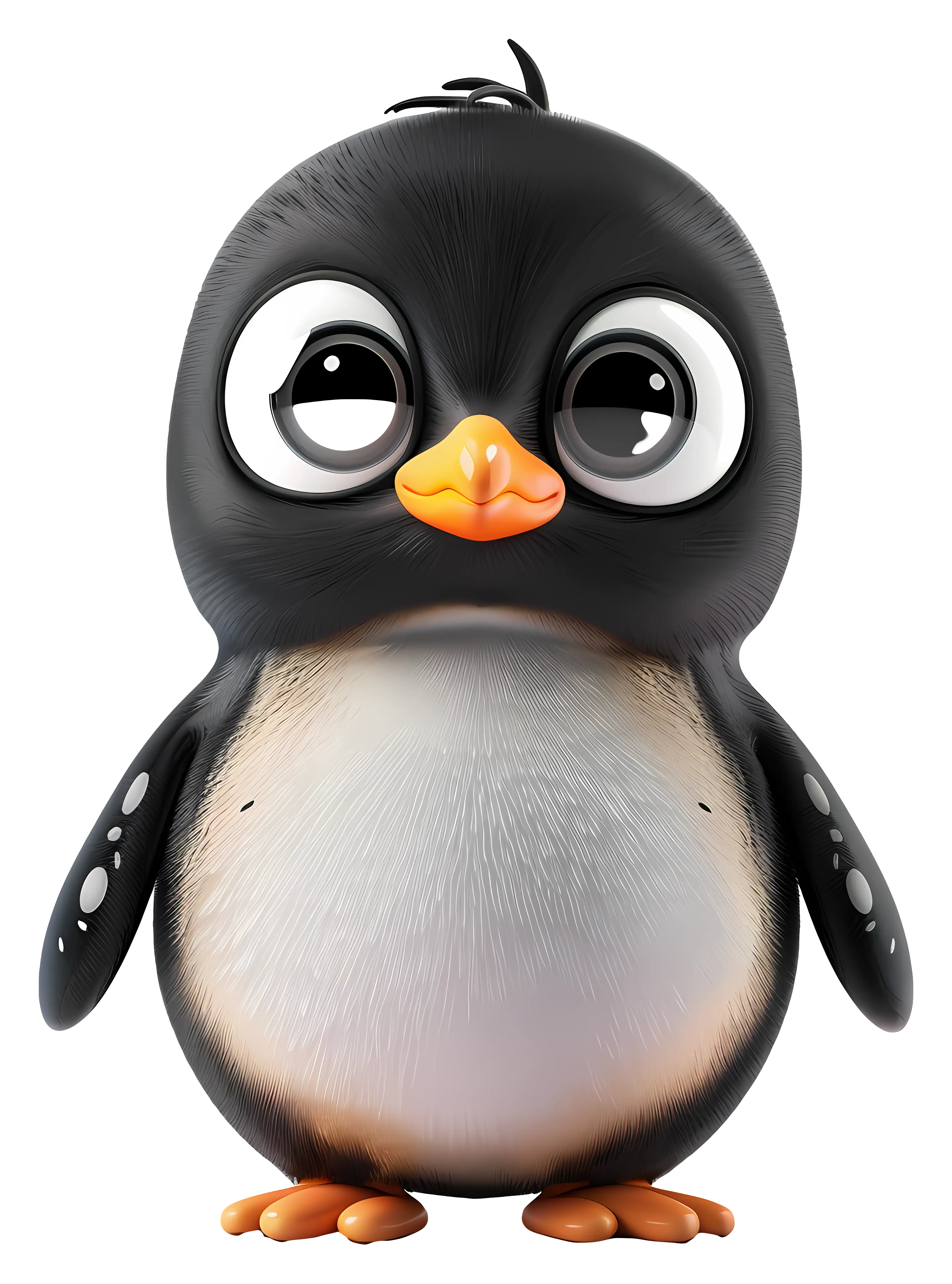 Adorable Cartoon Penguin Illustration