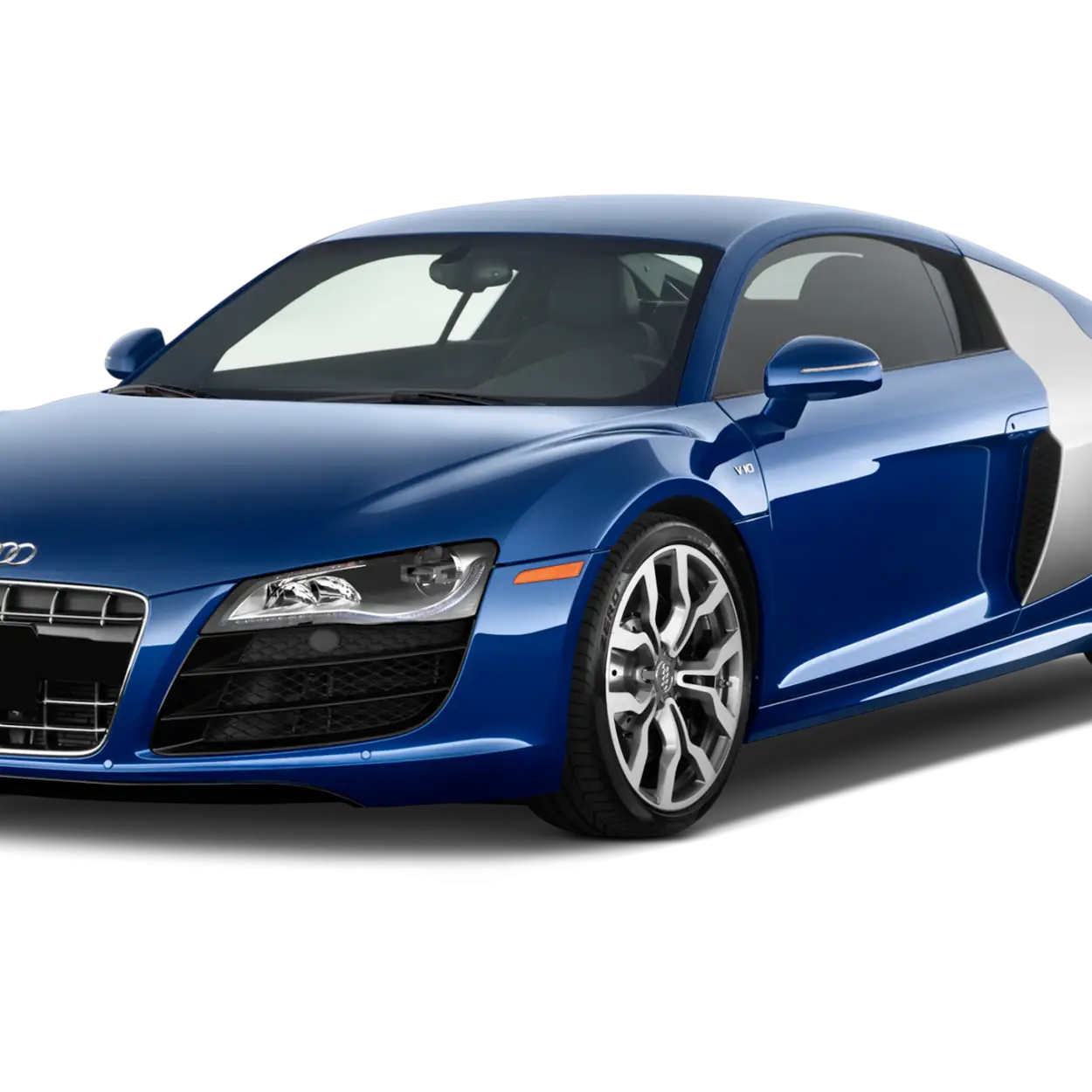 Blue Sports Car with Modern Design
