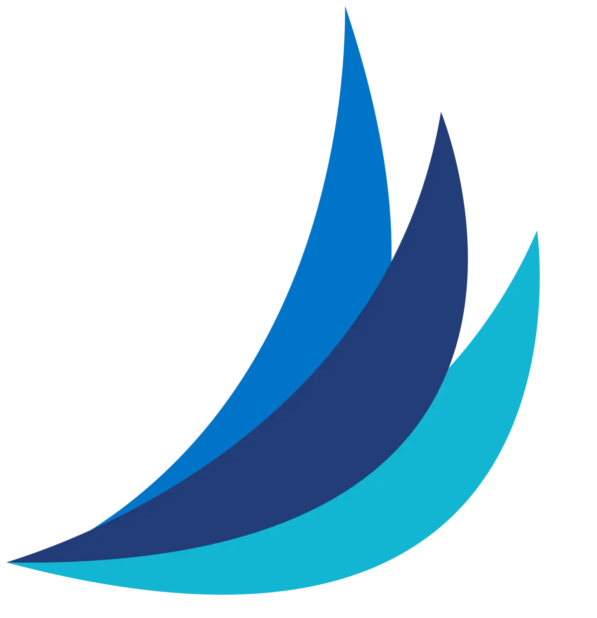 Blue Abstract Shape Design