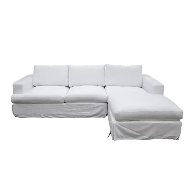 White Sectional Sofa for Modern Living Room