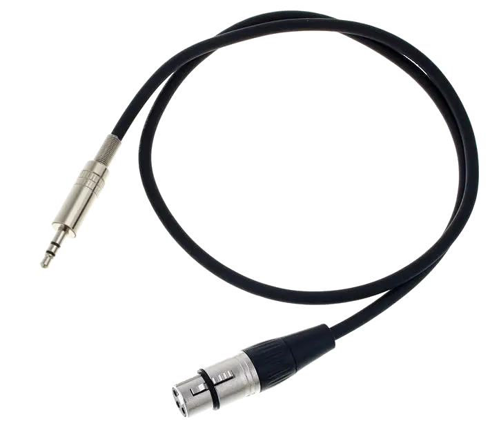 Audio Cable with XLR and 3.5mm Jack Connector