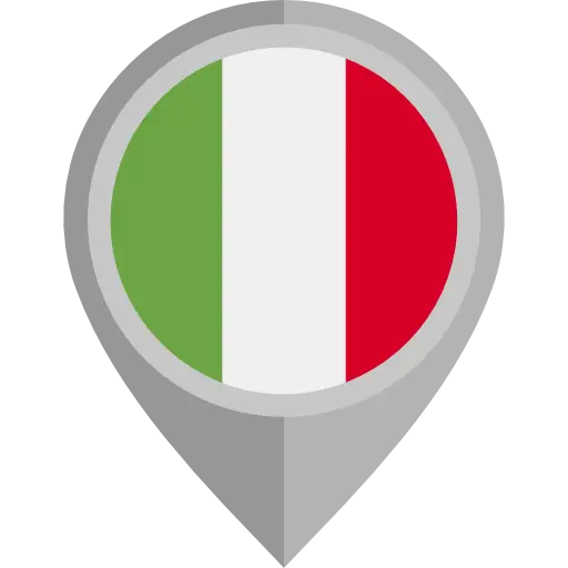 Italy Flag Pin Marker