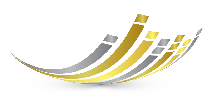 Abstract Gold and Silver Design