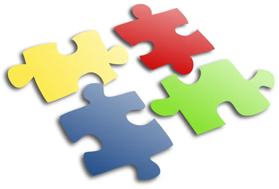 Colorful Puzzle Pieces for Fun and Learning