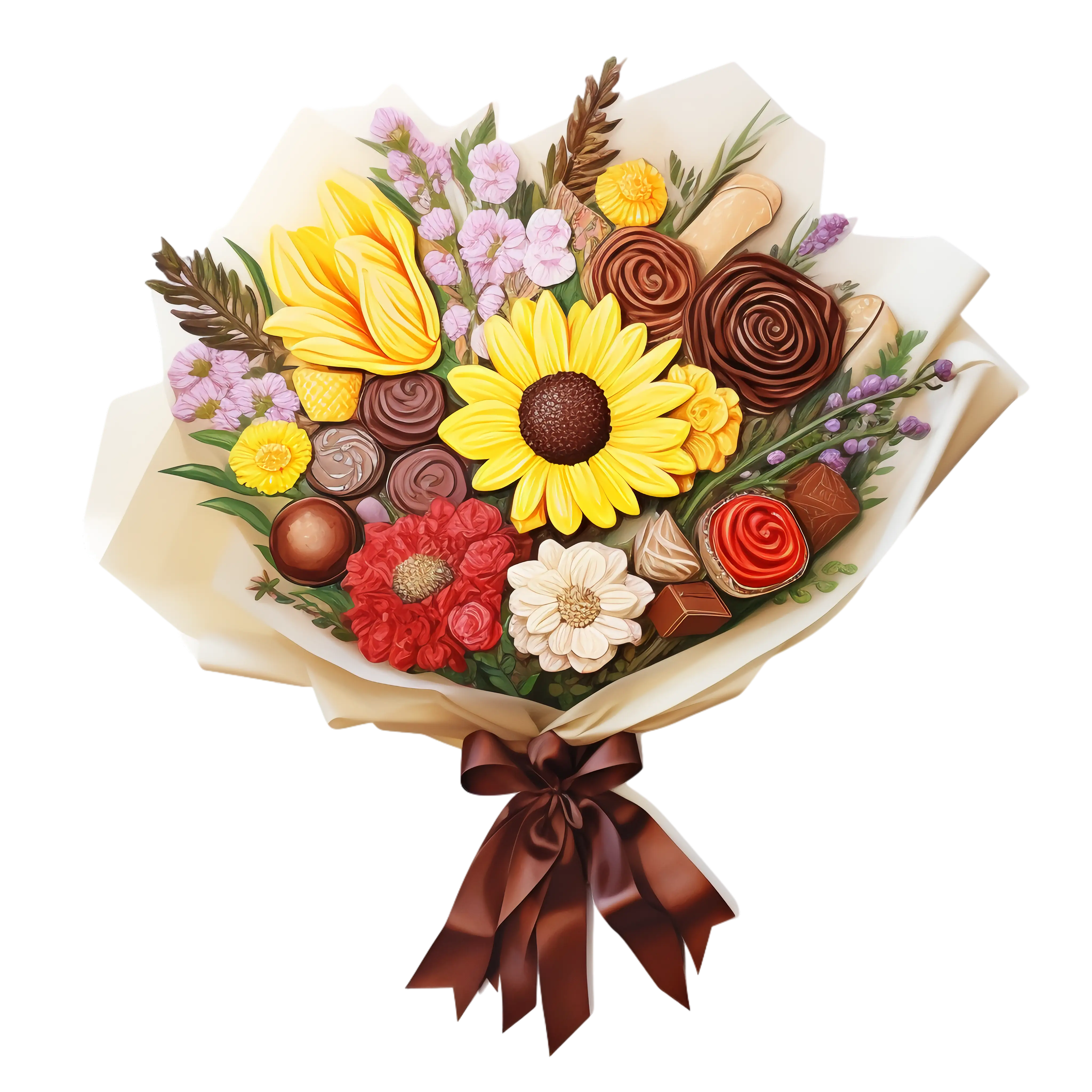 Beautiful Flower Bouquet with Mixed Flowers