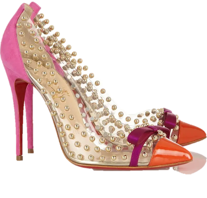 Luxury High Heels with Decorative Beads