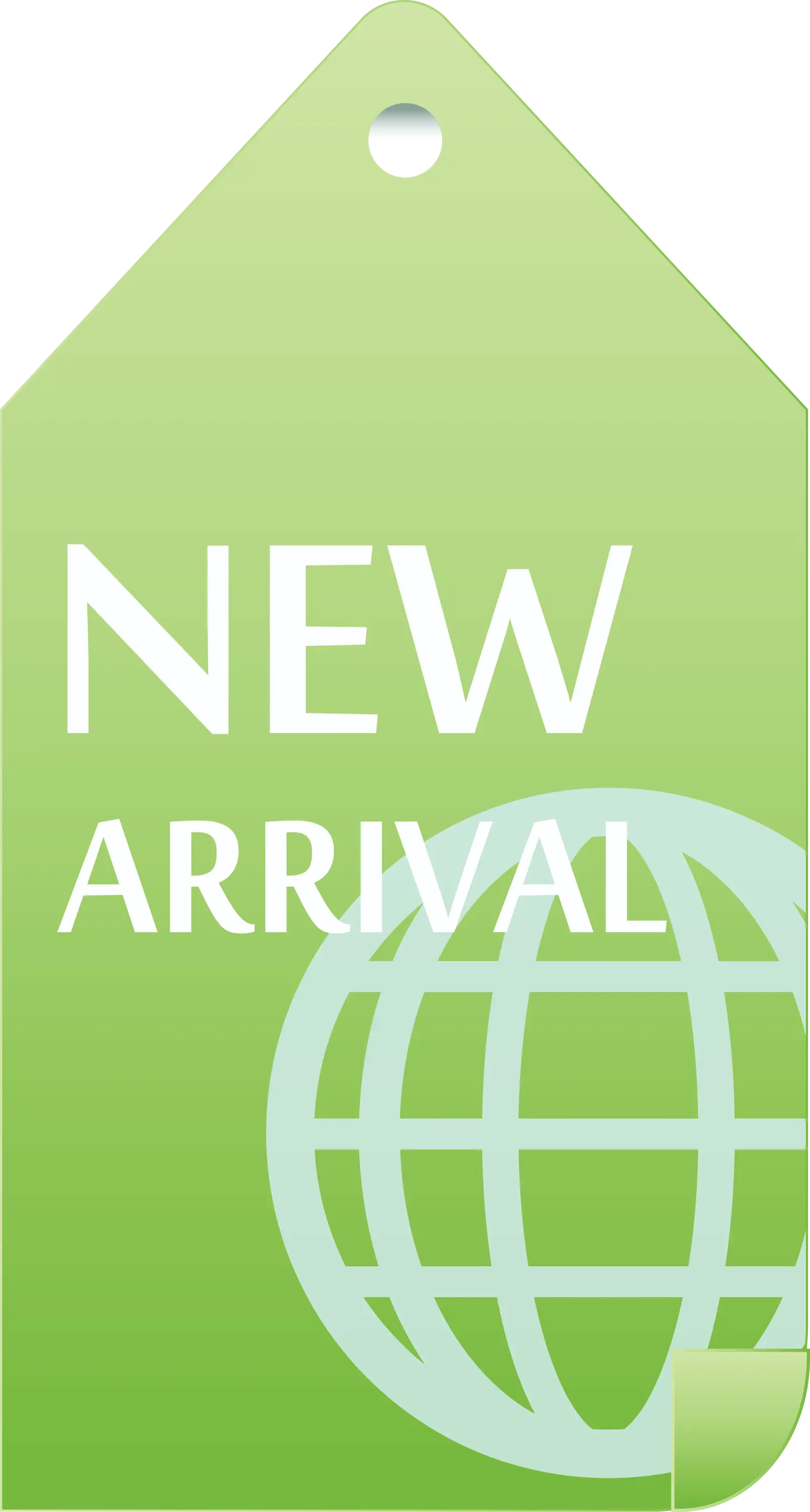New Arrival Green Tag