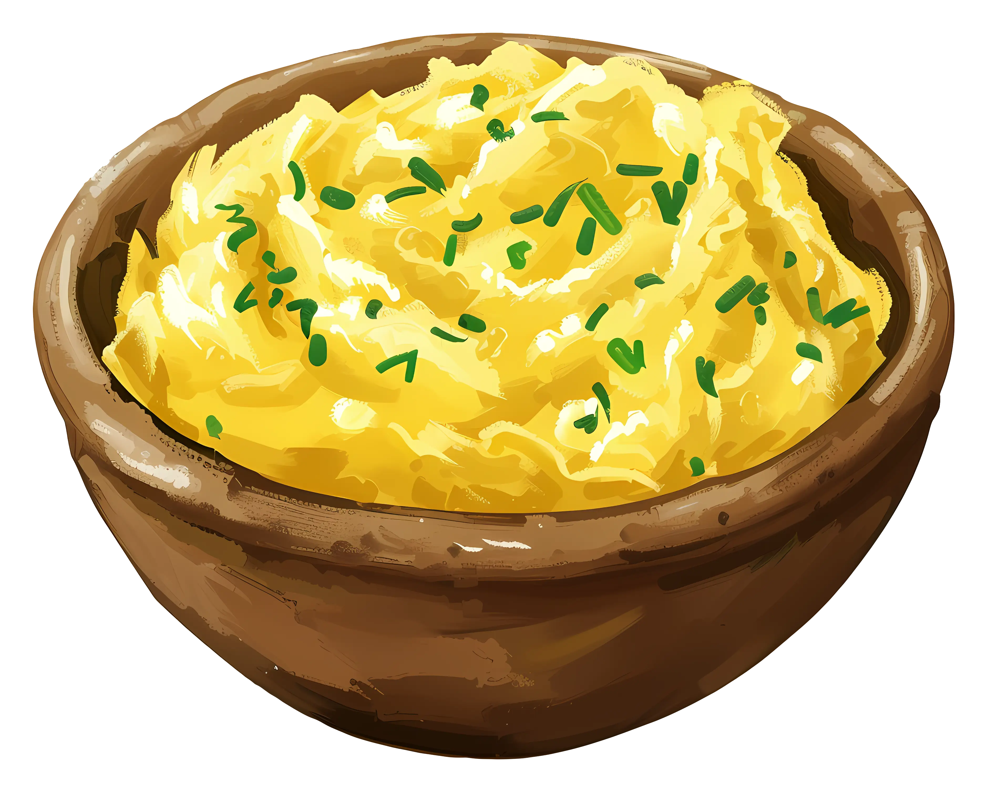 Delicious Mashed Potatoes Illustration