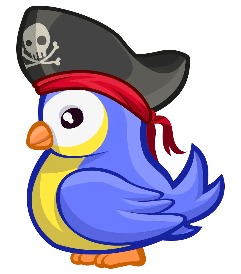 Pirate Bird Cartoon