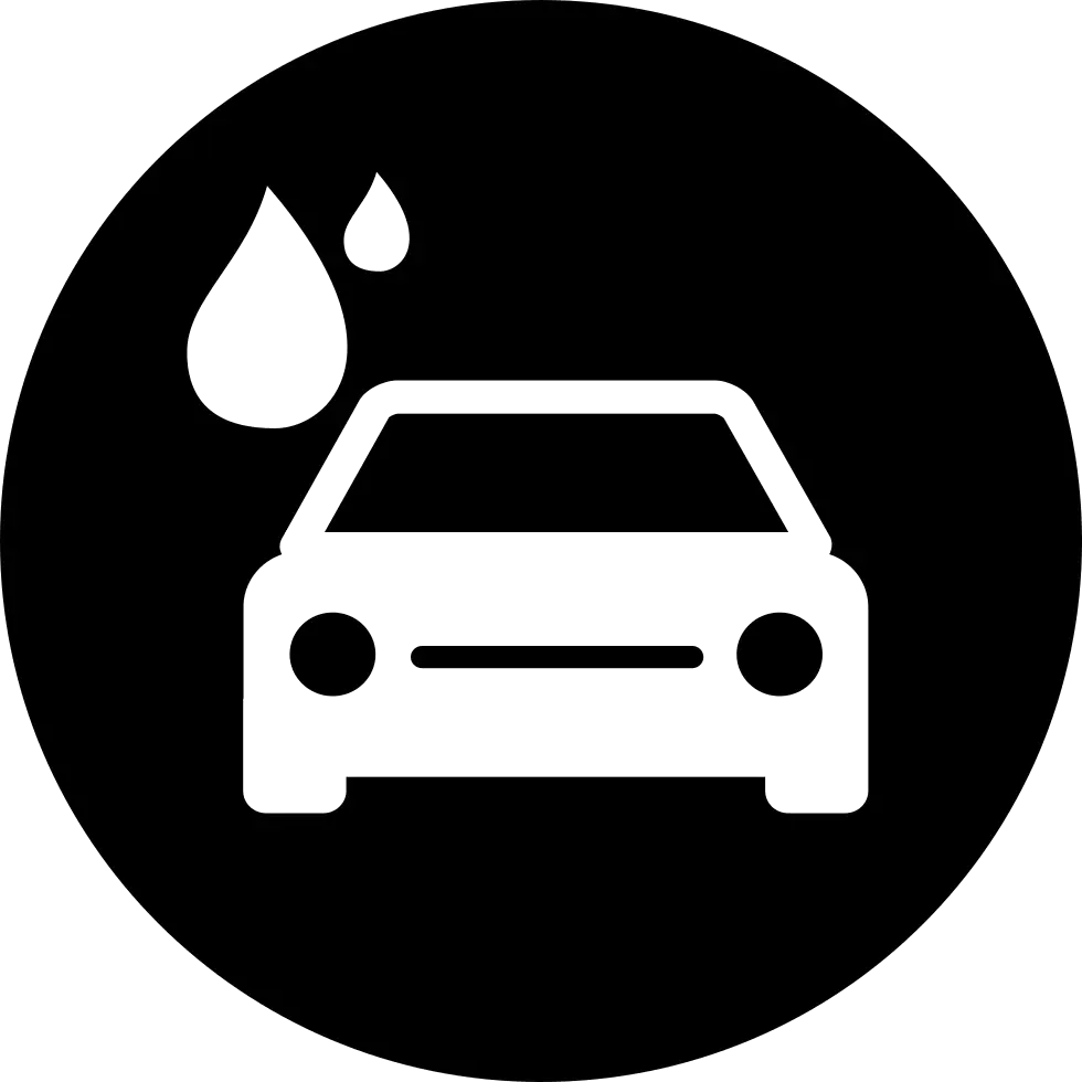 Car Wash Water Drops Icon