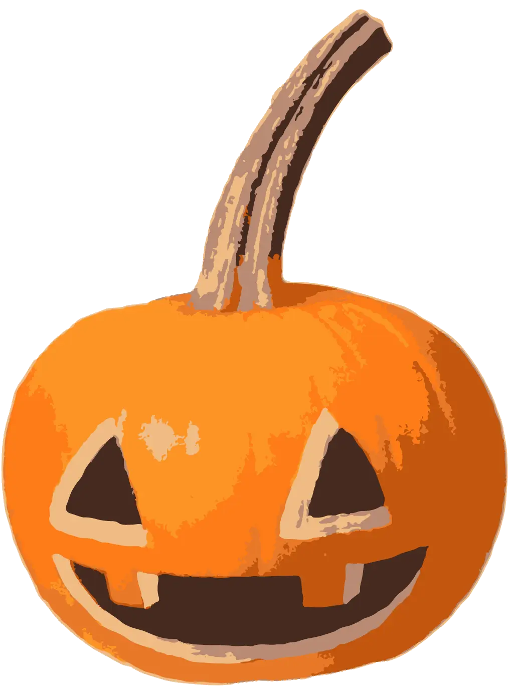 Carved Pumpkin Jack-O&#039;-Lantern for Halloween