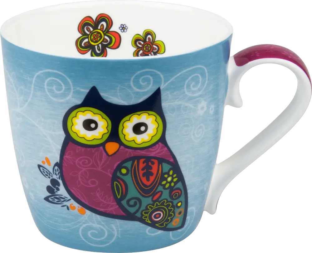 Colorful Owl Mug
