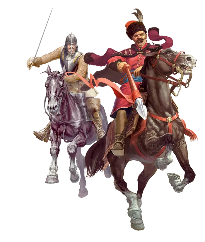 Historical Horse Riders in Battle