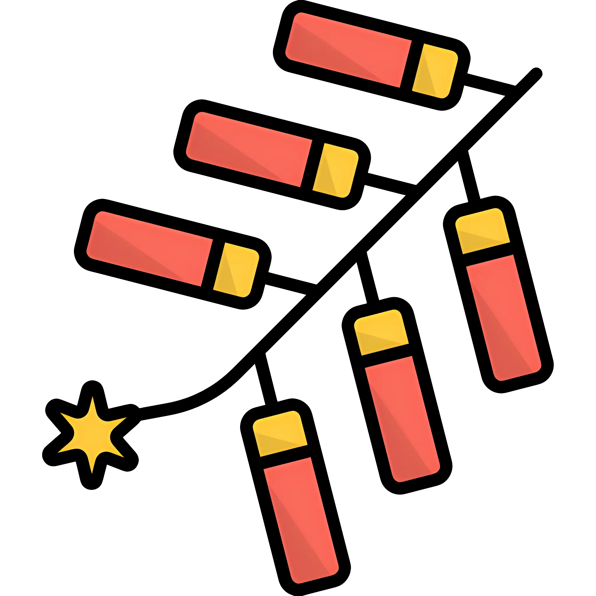 Hanging Firecrackers