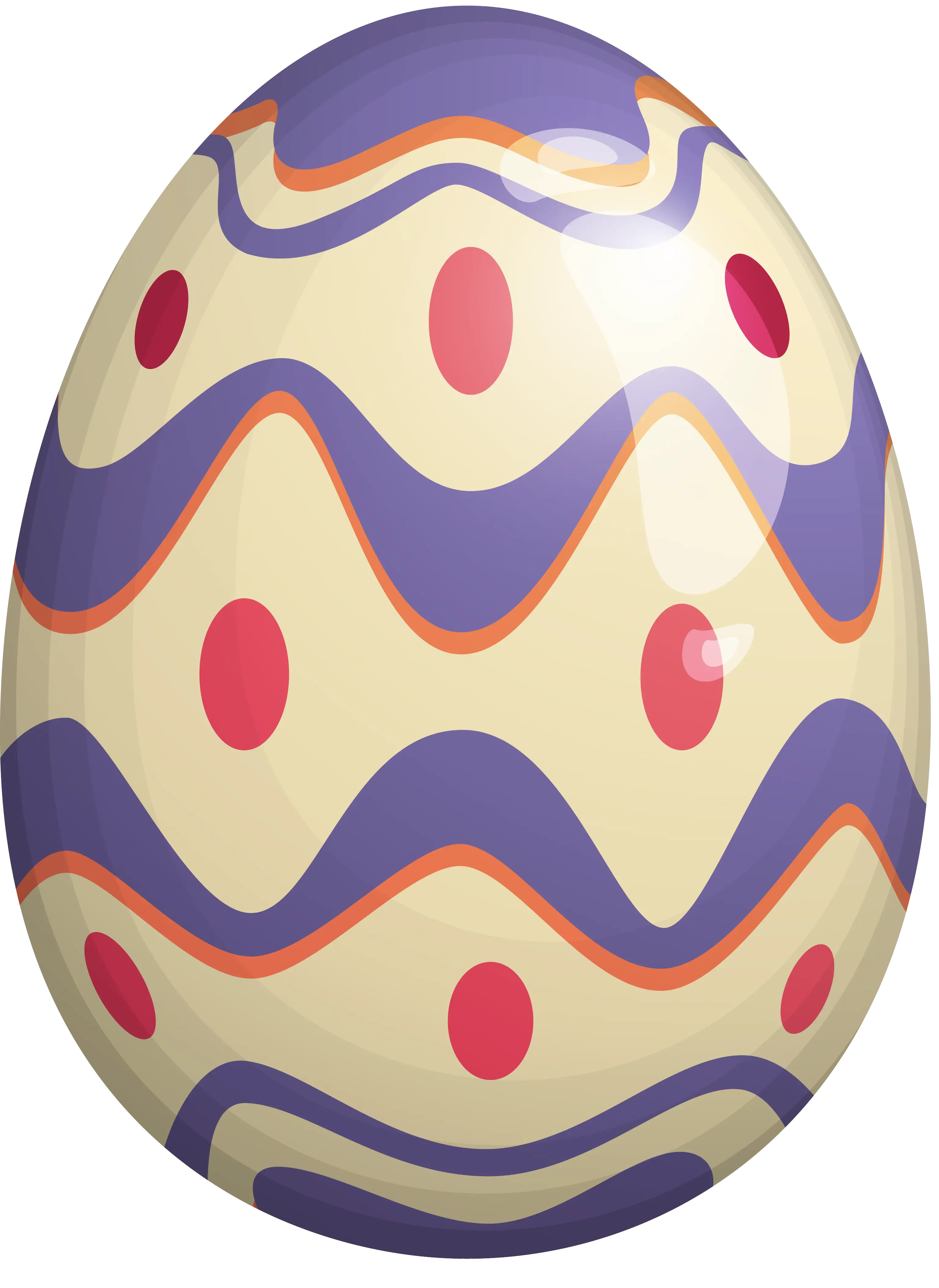 Colorful Decorated Easter Egg