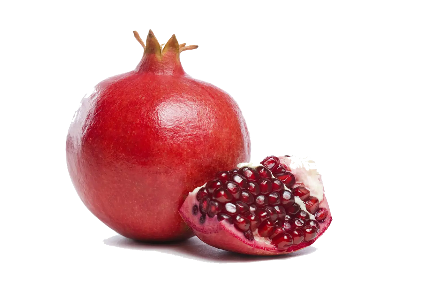 Red Pomegranate with Open Seeds