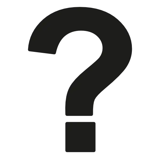 Sharp-edged Question Mark Icon