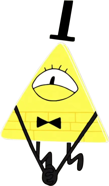 Yellow Triangle Cartoon Character