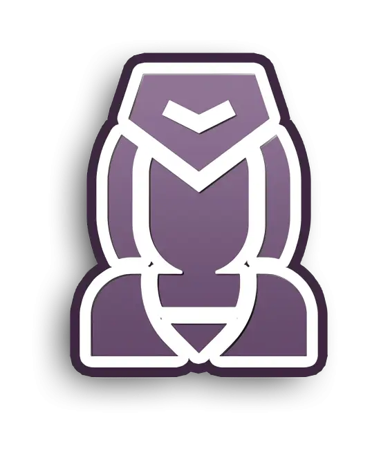 Purple Robot Icon