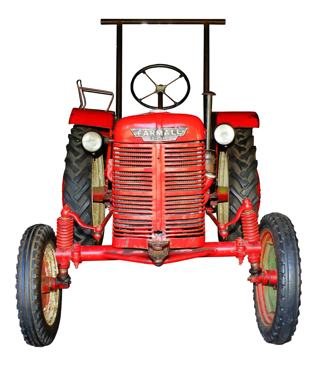 Red Farm Tractor