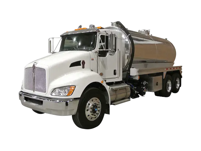 White Tanker Truck for Industrial Transport