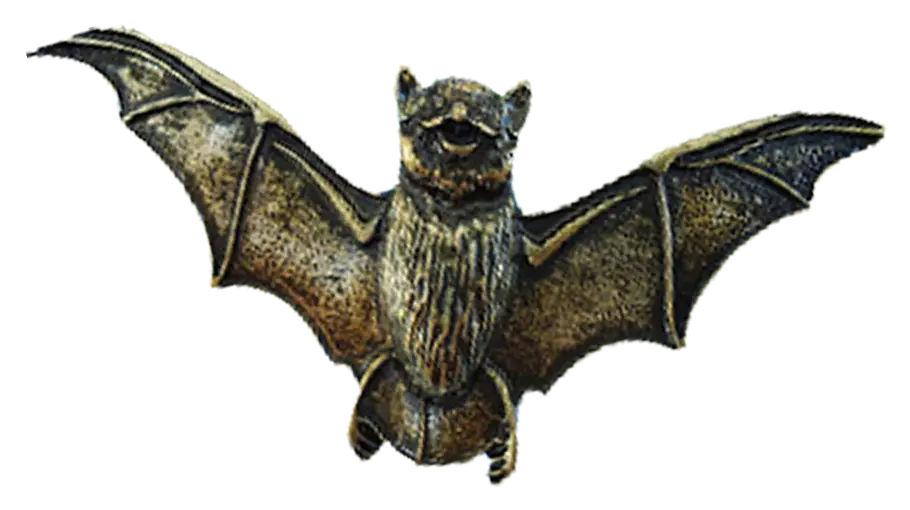 Bronzed Bat Sculpture for Decorations
