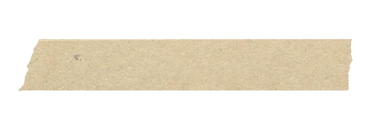 Brown Adhesive Tape Strip