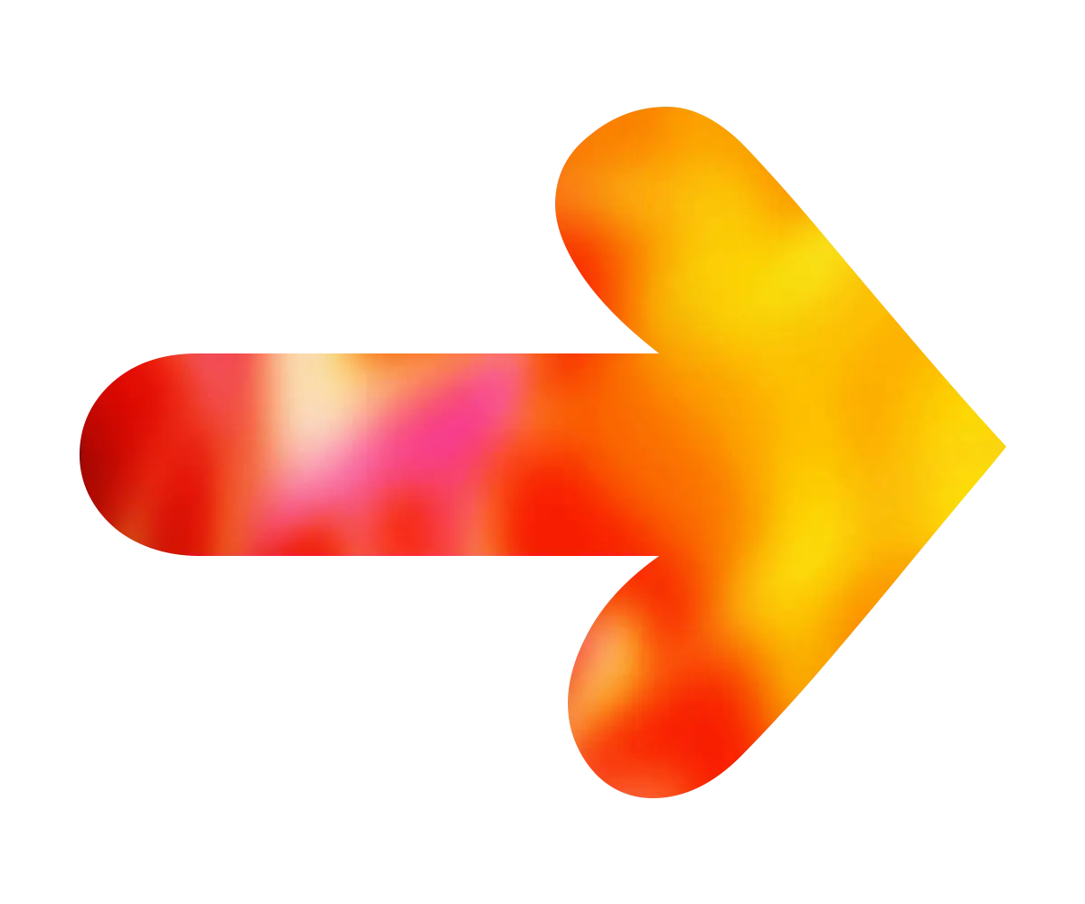 Red and Yellow Right Arrow