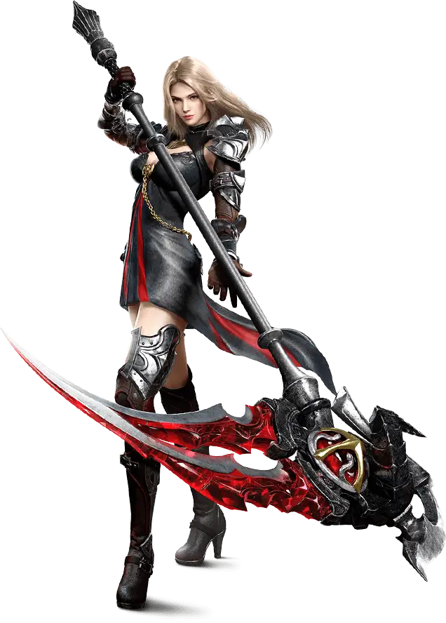Fantasy Warrior with Large Weapon