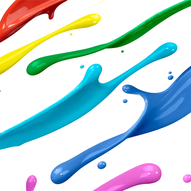 Colorful Paint Splashes