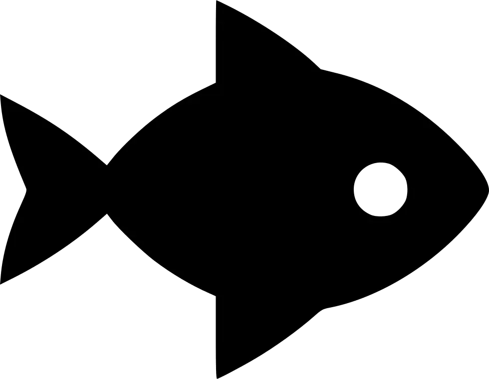 Black Fish Silhouette Symbol