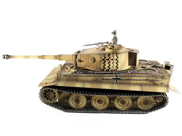 Golden Tank Scale Model for Military Enthusiasts