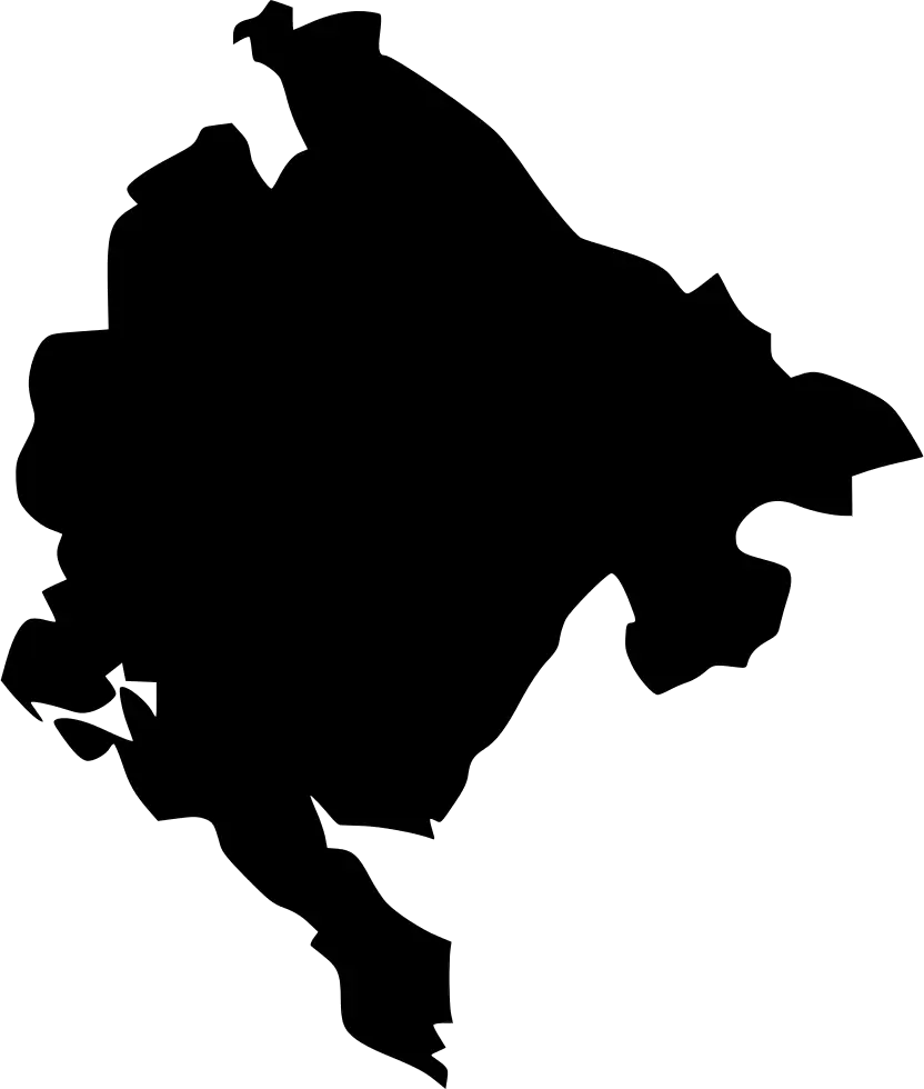 Black Ink Blot Shape