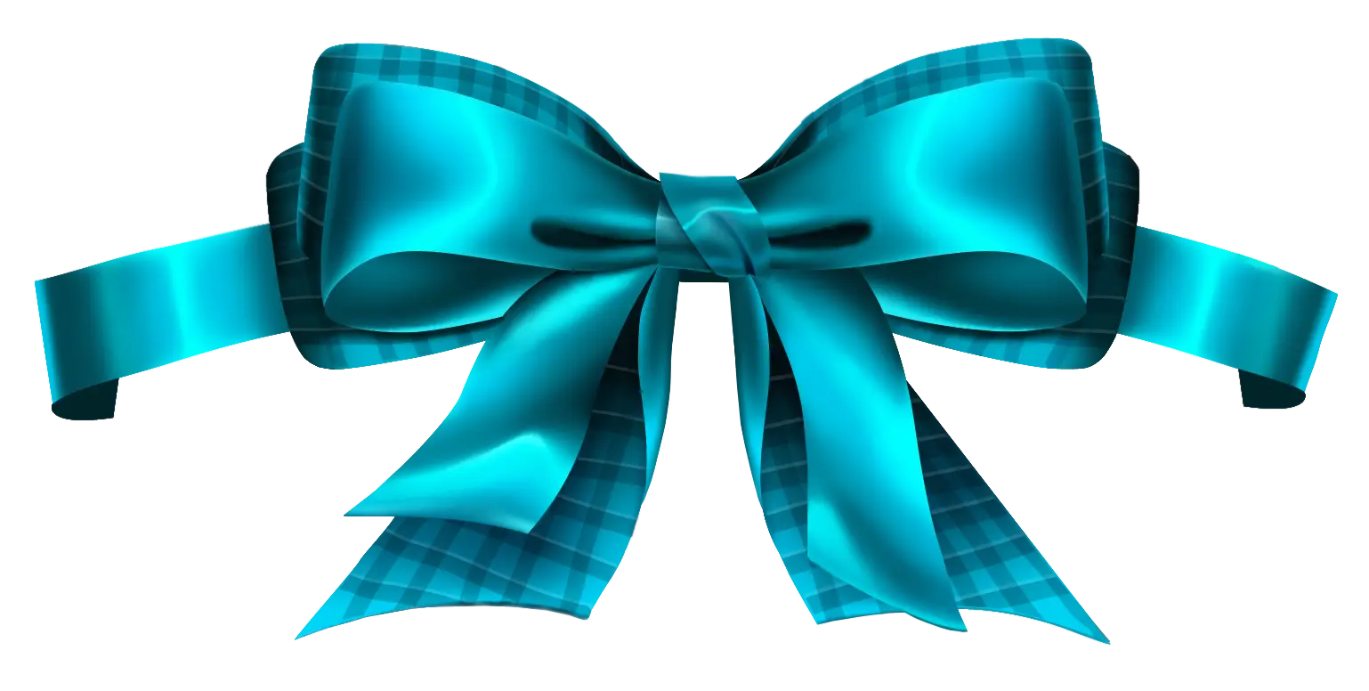 Blue Decorative Ribbon