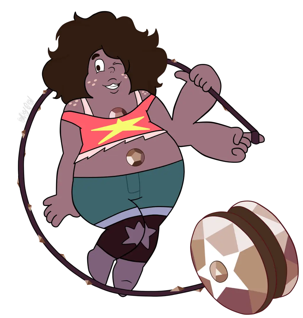 Cartoon Character Playing with Yo-Yo