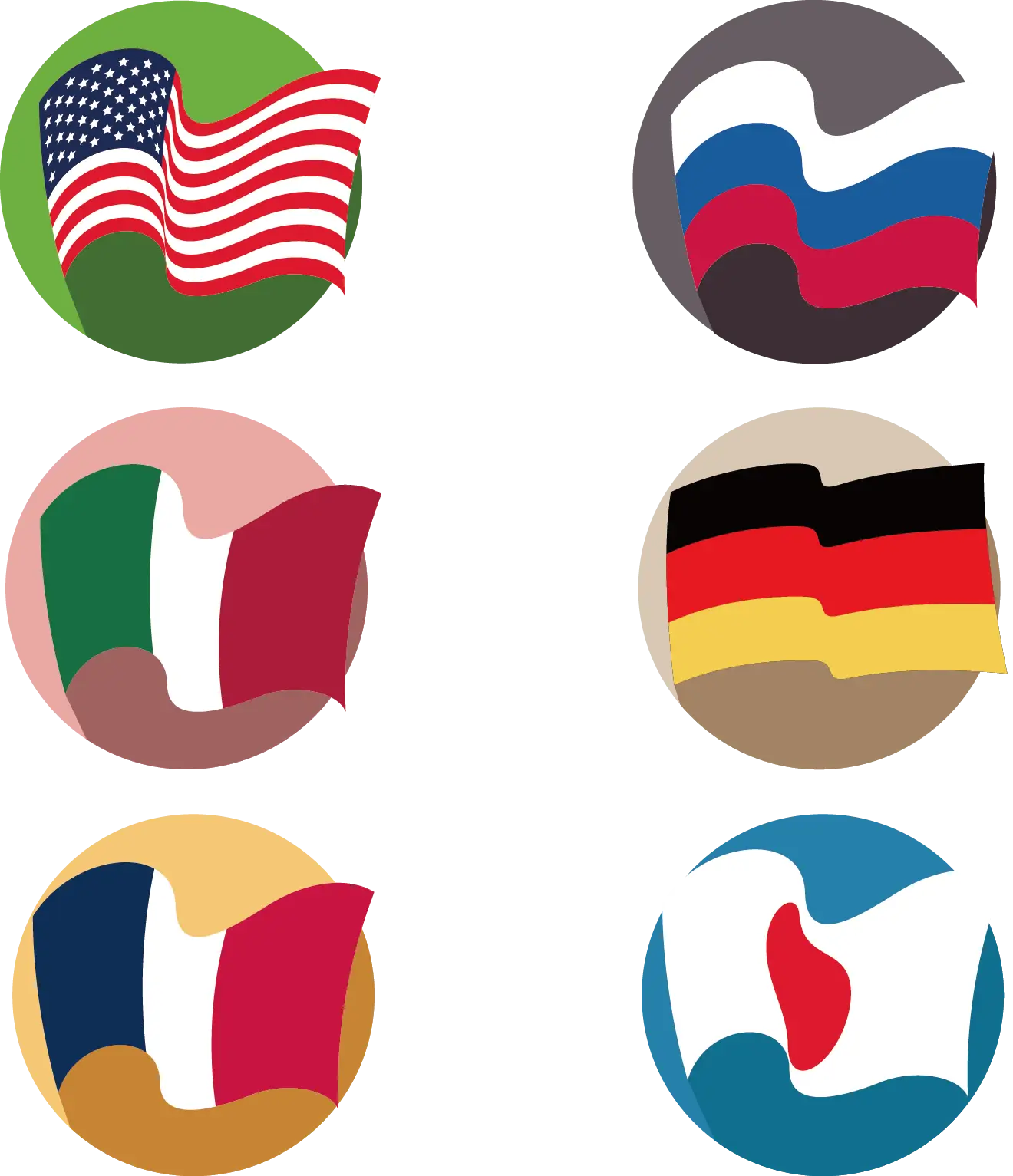 Flags of Different Countries