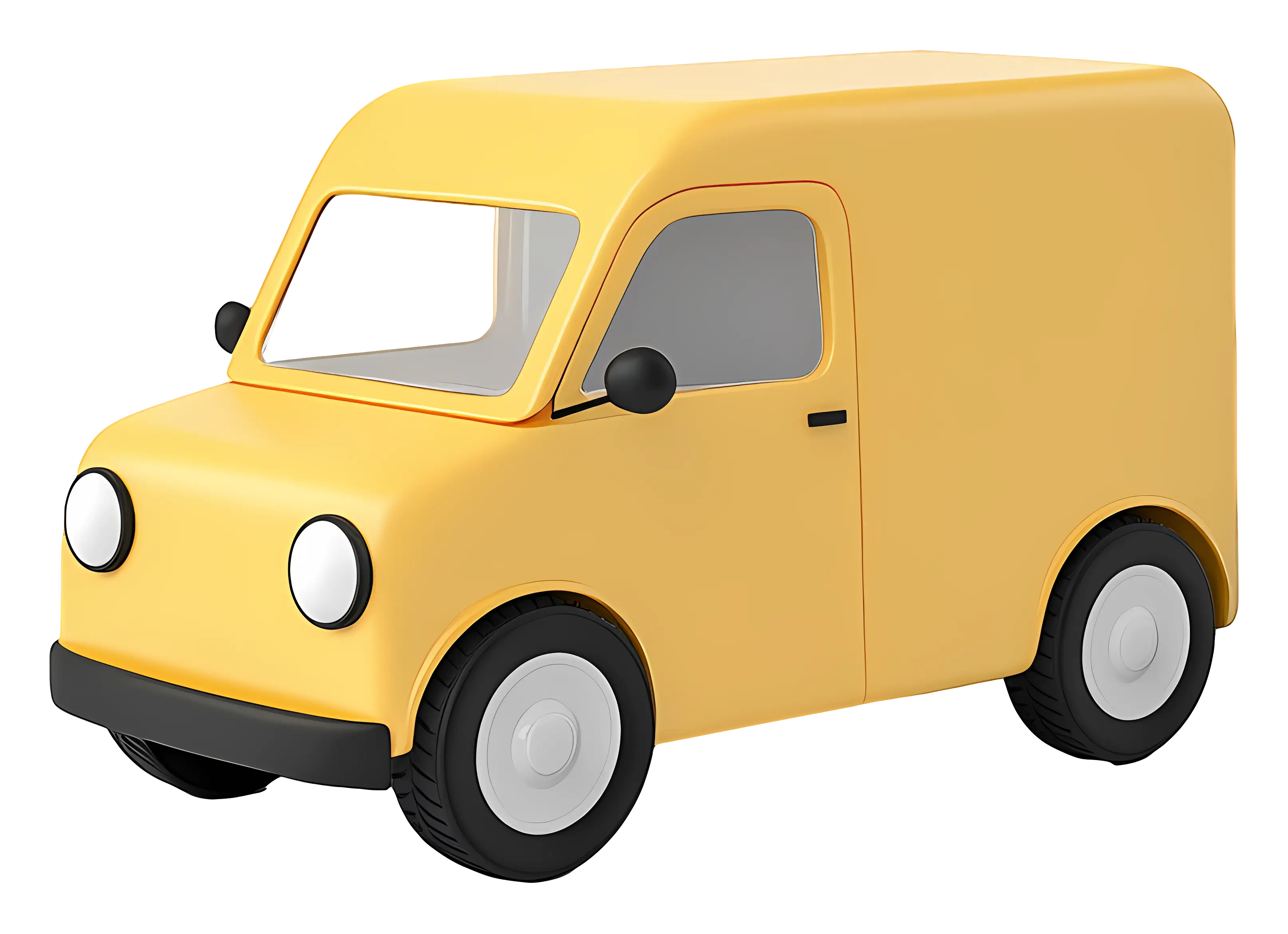Yellow Toy Van