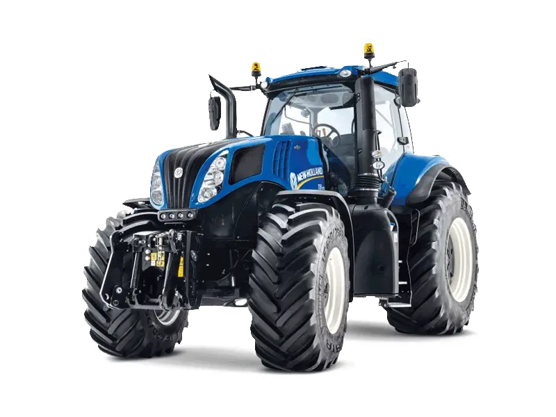 Modern Blue Tractor for Agriculture