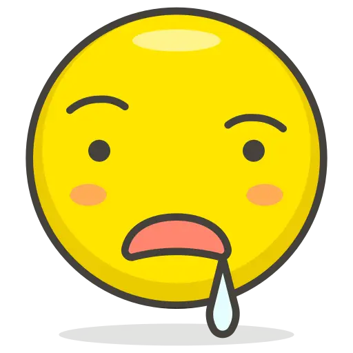 Drooling Emoji Representing Hunger or Desire