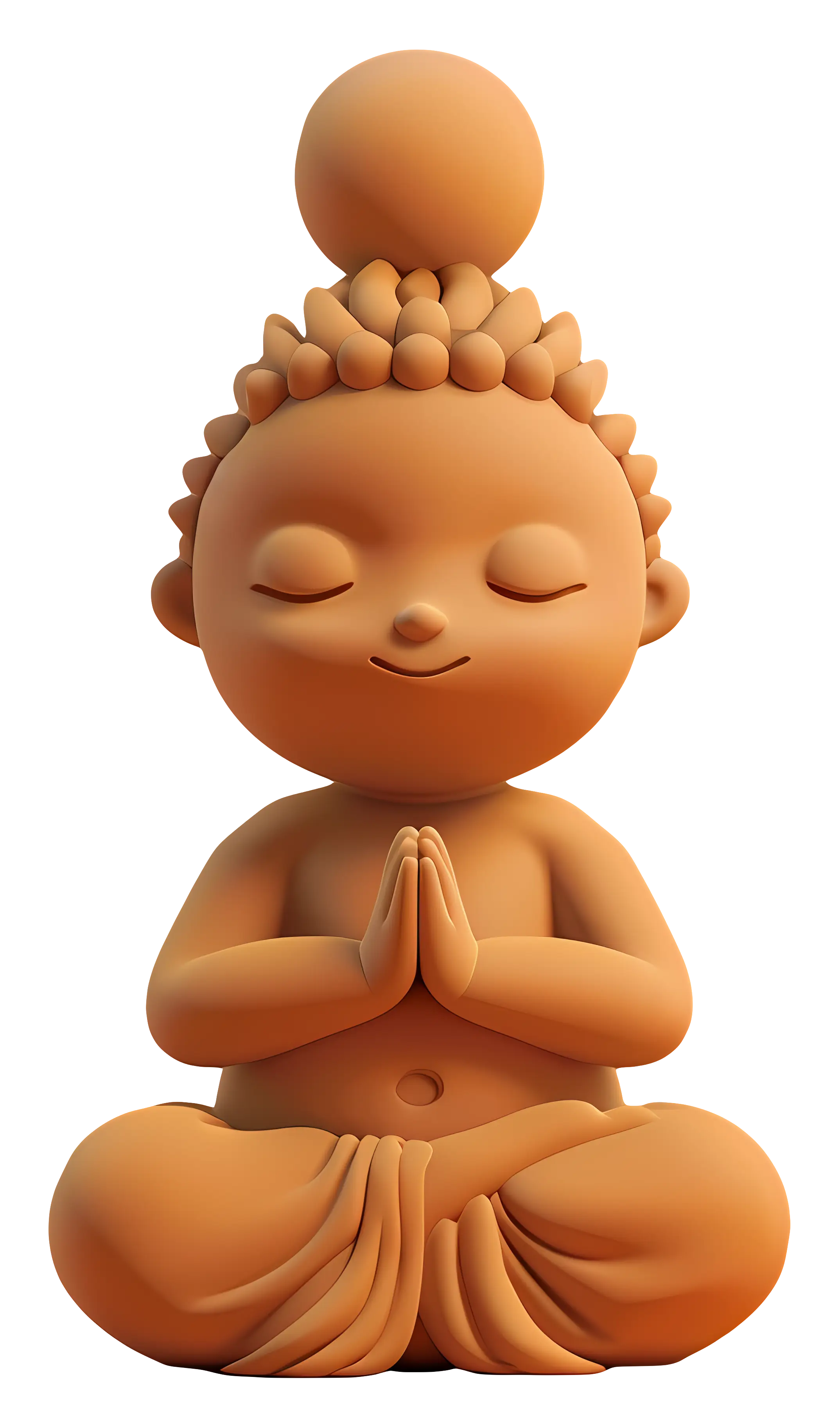 Meditating Buddha Cartoon