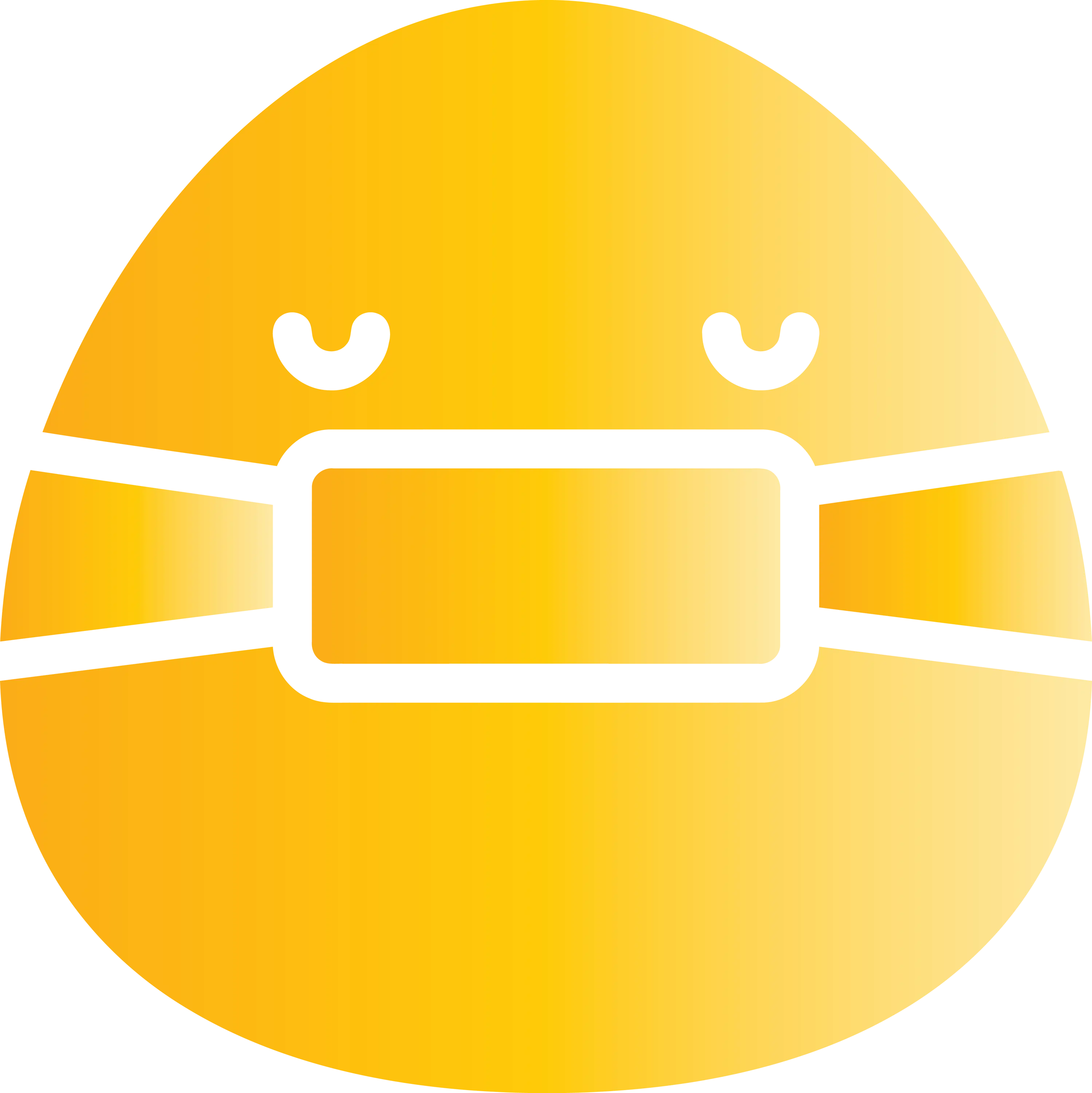 Yellow Egg with Face Mask