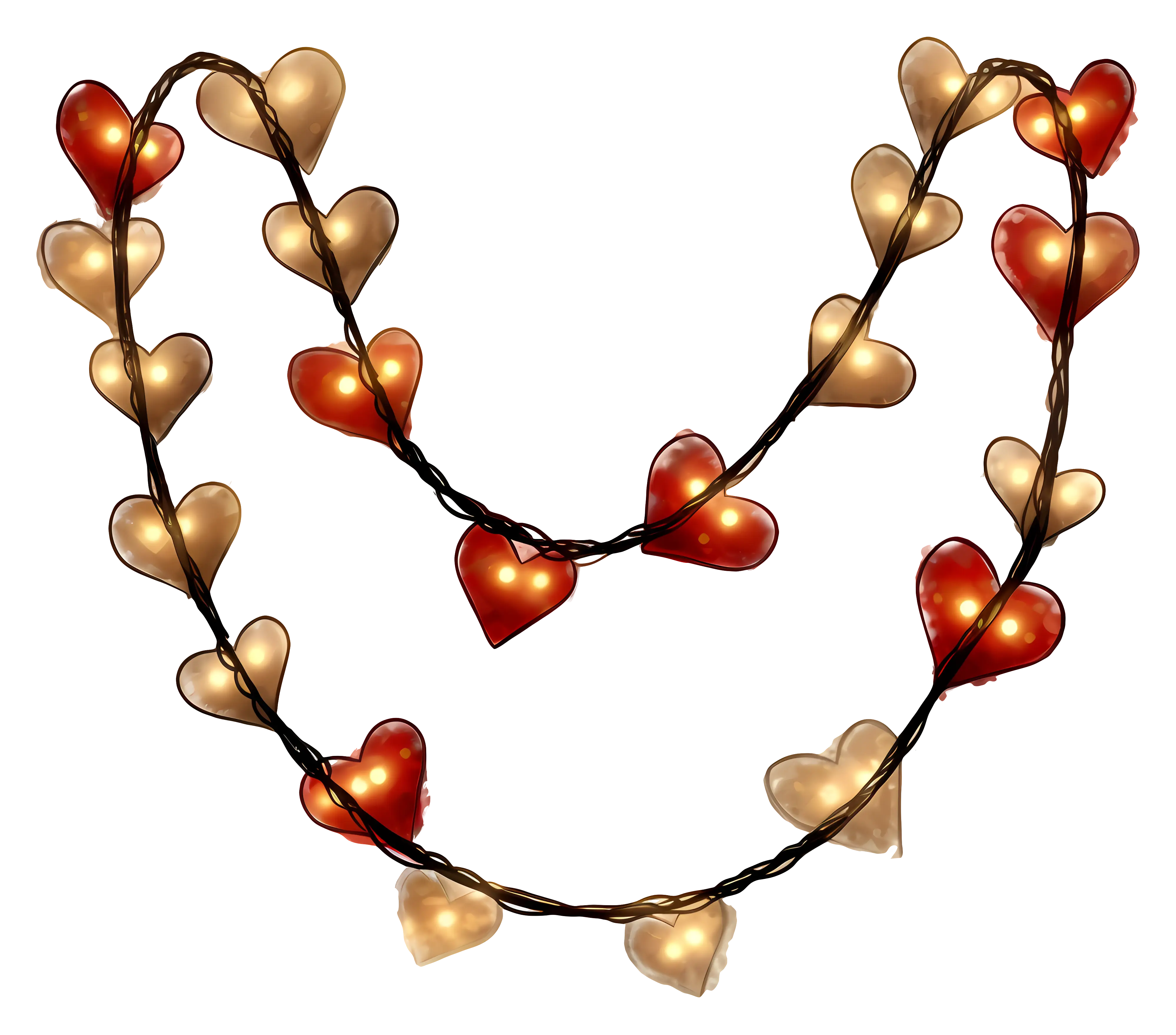 Heart Shaped String Lights