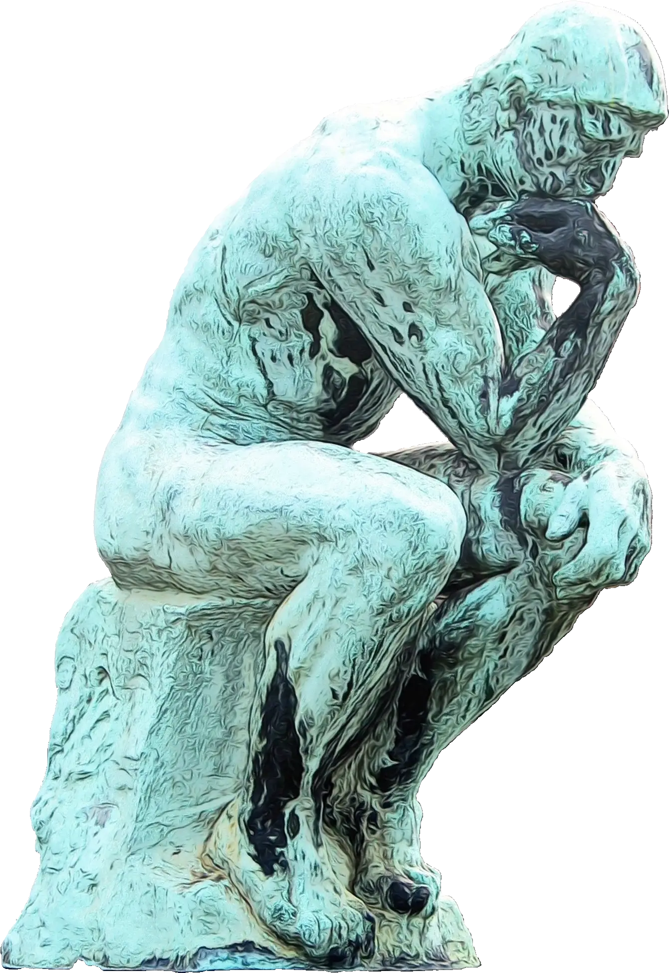 The Thinker Bronze Statue