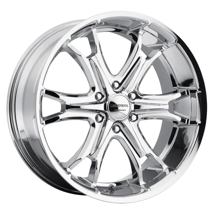 Shiny Chrome Car Wheel
