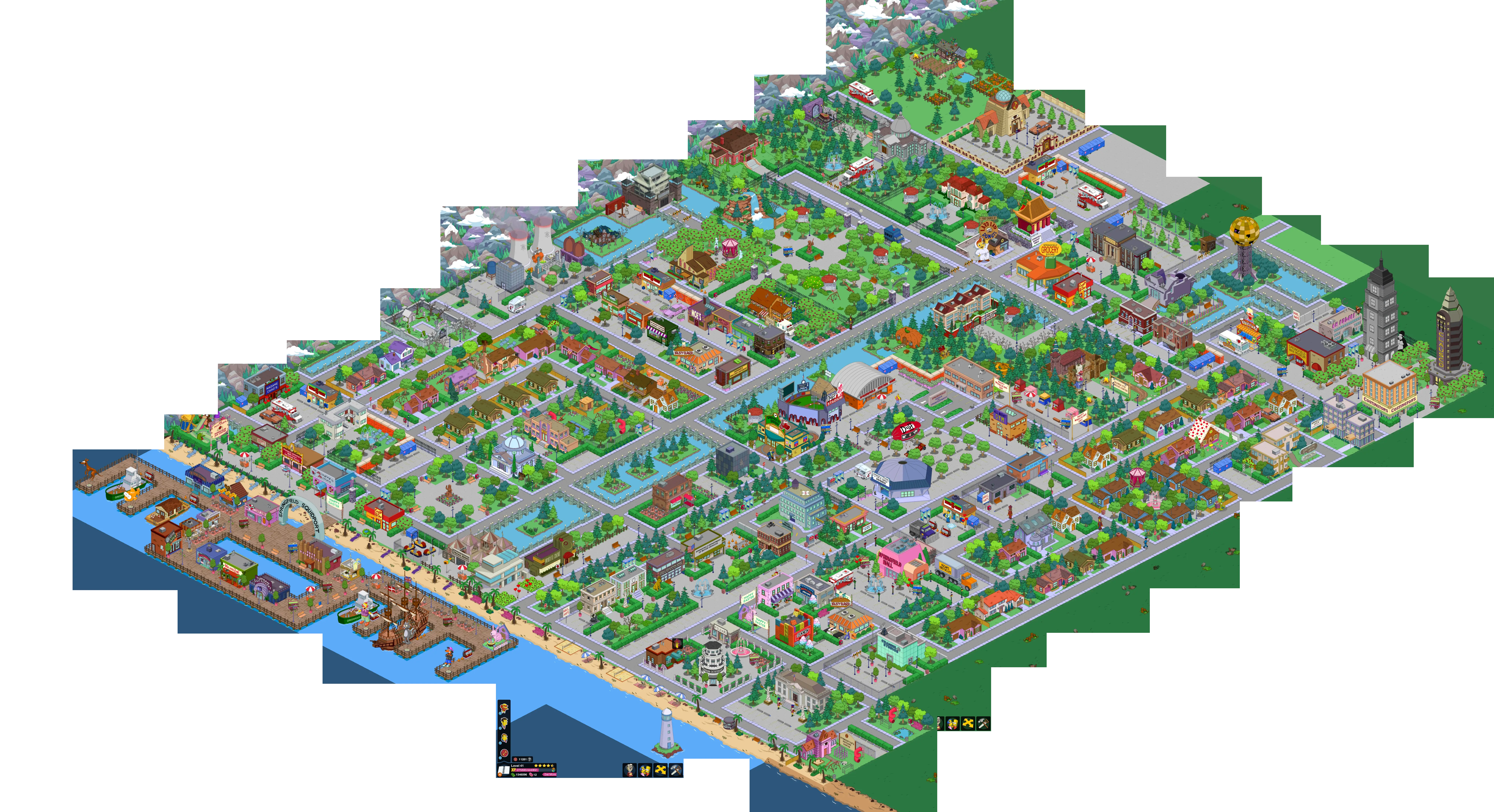 Isometric City Map