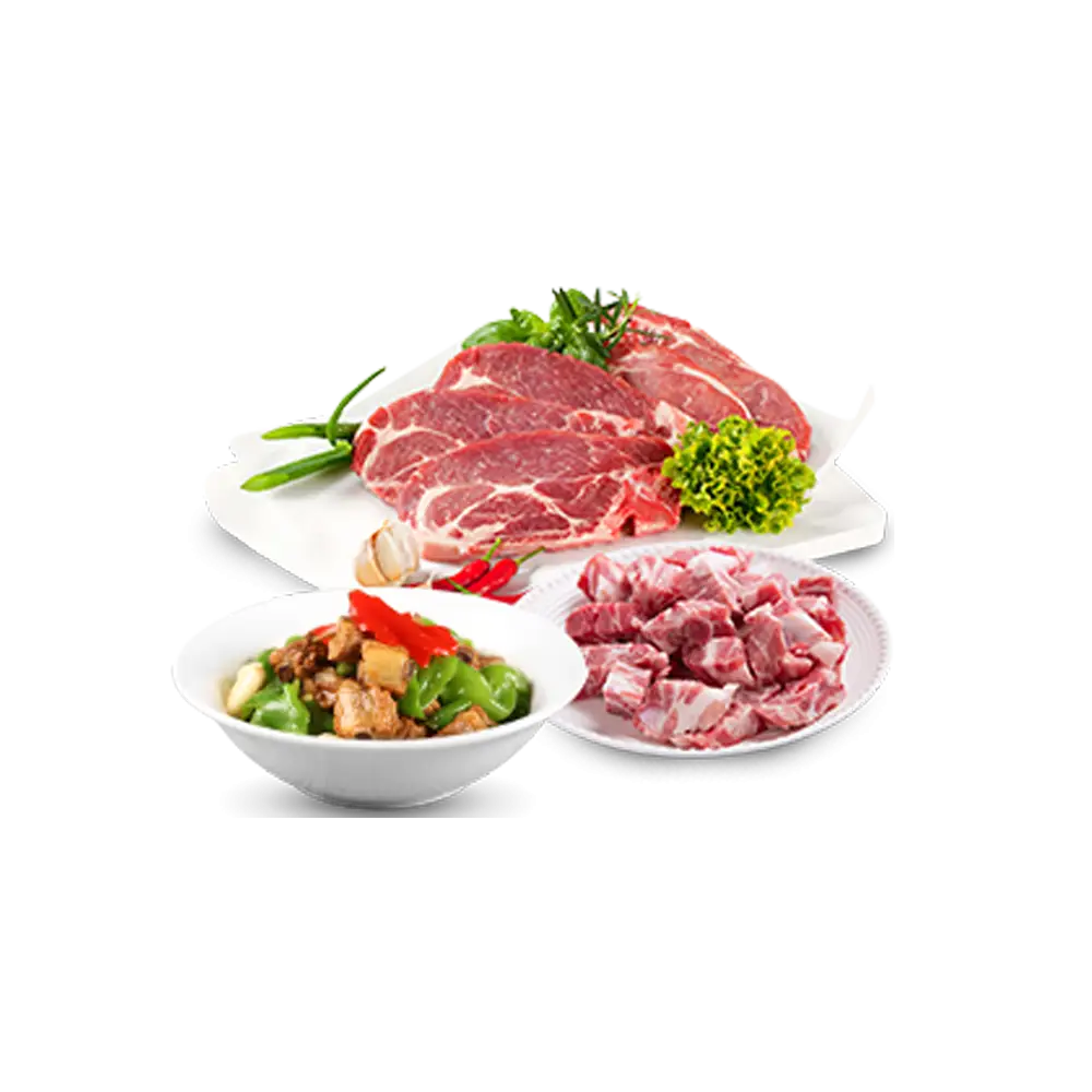 Assorted meat dishes