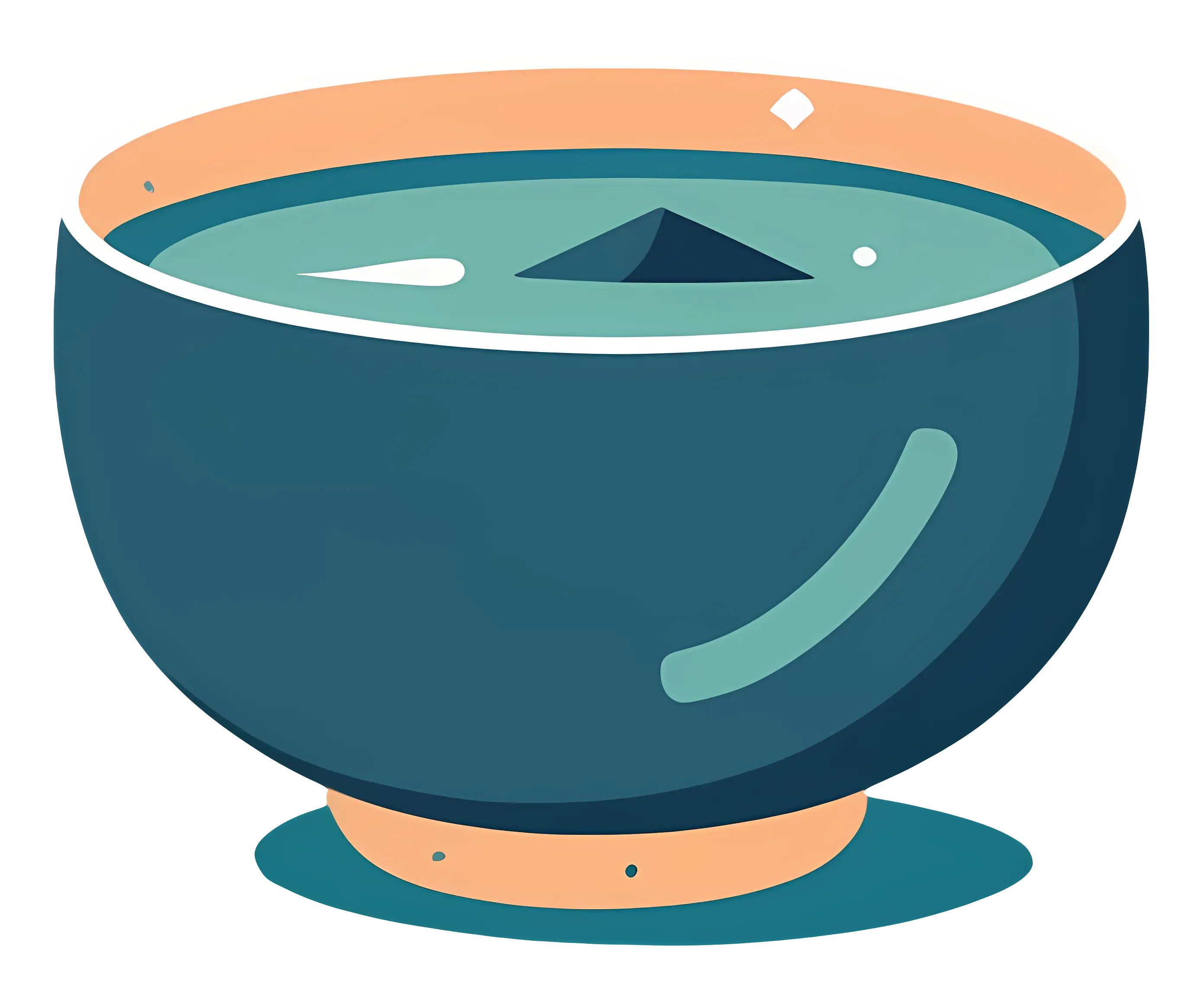 Blue Soup Bowl Kitchenware