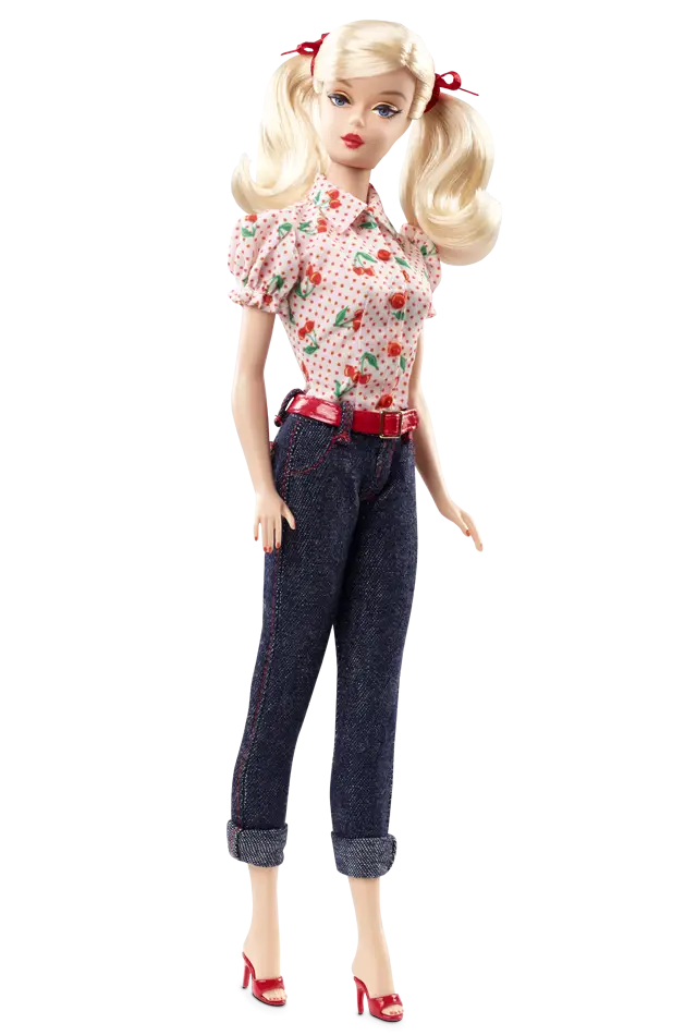 Retro Styled Blonde Fashion Doll